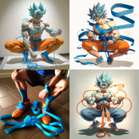 visibles realistic goku doing kinesiology exercises with blue e 21ded27f b95e 4597 b682cc06727ff2a