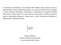 Carta de Reconocimiento: Asociación de periodistas ítalo-chilenos